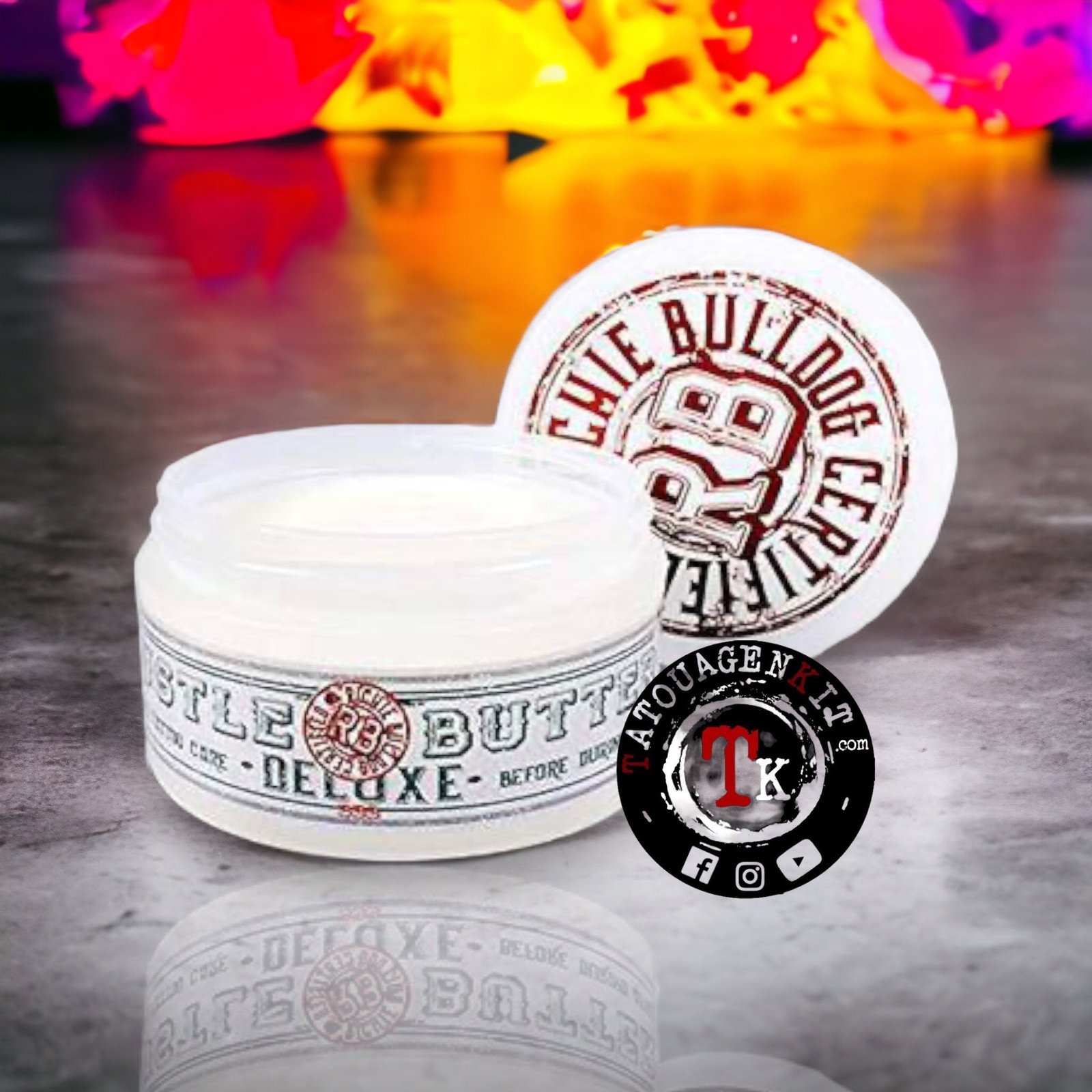 Hustle Butter Deluxe - créme de soin tatouage 150ml - Tatouagenkit,hygien tatouage ,creme tatouage,soin tatouage